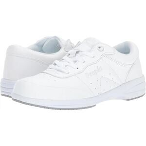 Propet Womens Washable Walker Sneakers US 11 XW EU 42.5 White Leather EUC